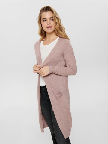 JACQUELINE de YONG Strickjacke Cardigan Weste Strickjakce in Rosa