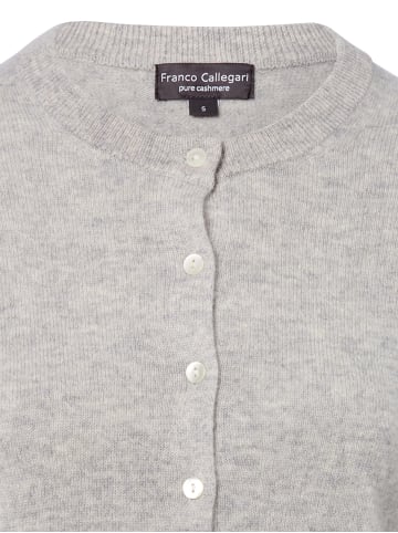 Franco Callegari Strickjacke in hellgrau - 0005