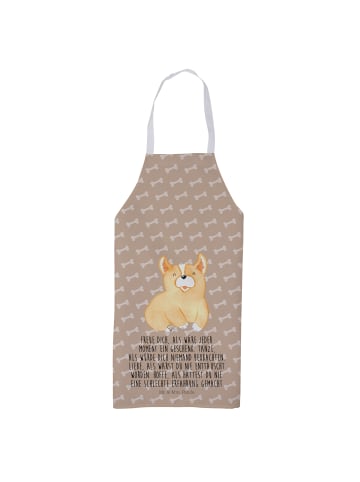 Mr. & Mrs. Panda Schürze Corgie mit Spruch in Hundeglück