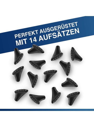 Alpen Bears Wanderstockaufsätze 14 St. Asphalt & Schotter Schwarz