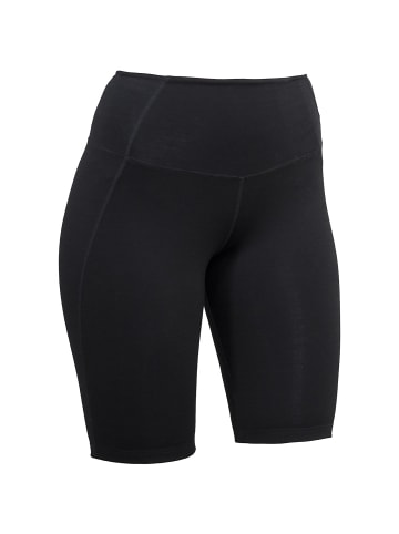 Rab W RUNNINGMERINO SHORT TIGHTS in Nachtschwarz