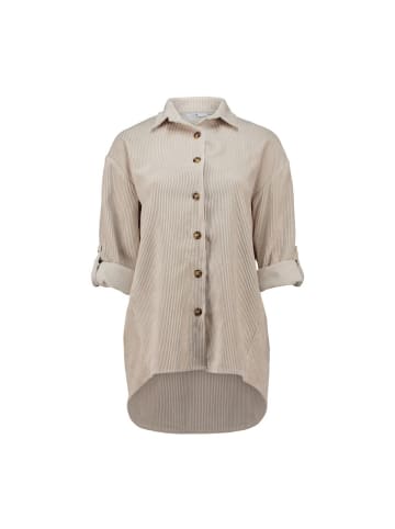 Hailys Langarmbluse in Beige