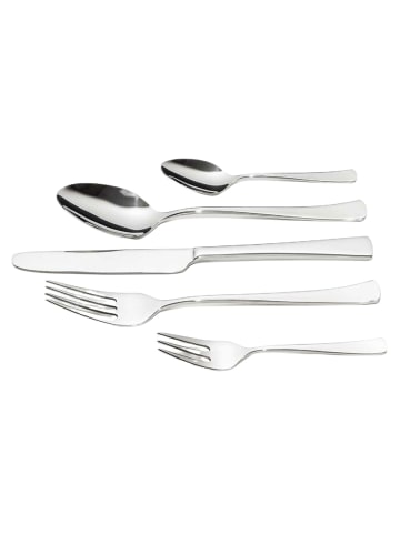 Michelino Elegantes 24-teiliges Besteck-Set Tallinn 18/10 Edelstahl in Silber