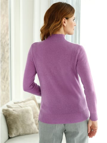 WITT WEIDEN Stehkragenpullover in flieder-meliert