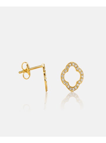 Diamant L'éternel Ohrringe aus 585 Gelbgold