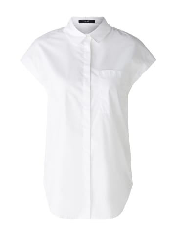 Oui Bluse reine Baumwolle in optic white