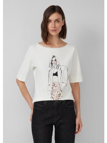 s.Oliver T-Shirt in 02D1_creme
