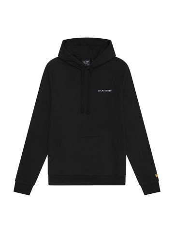 Lyle and Scott Kapuzenpullover in schwarz
