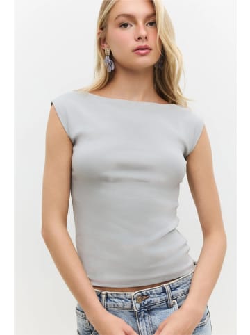 NO MATTER WHAT Blouse in Grau
