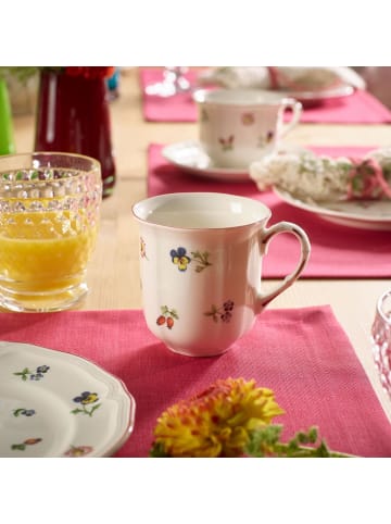 Villeroy & Boch 6er Set Henkelbecher Petite Fleur 300 ml in weiß