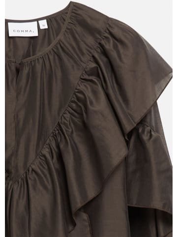 comma Bluse in 8940_dunkelbraun