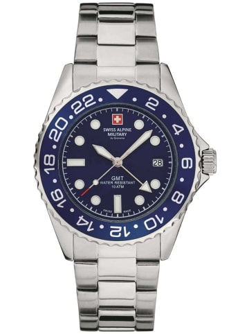 Swiss Alpine Military by Grovana Analoguhr für Herren in blau