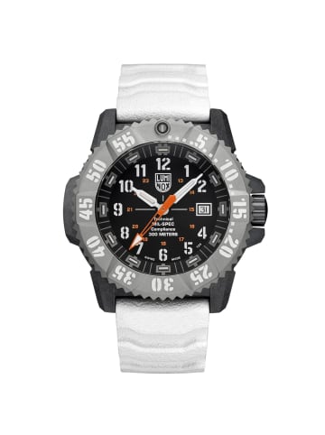 Luminox Taucheruhr für Männer Weiß/Schwarz mit 2 Bändern