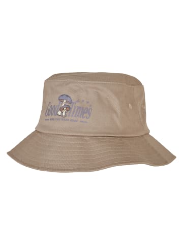 Mister Tee Bucket Hats in beige