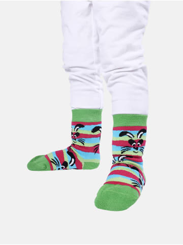 Unabux Freizeitsocken Prints in STRIPED RABBIT