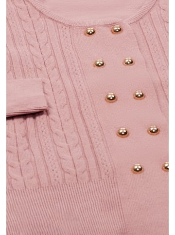 NAEMI Damen Strickjacke in Rosa