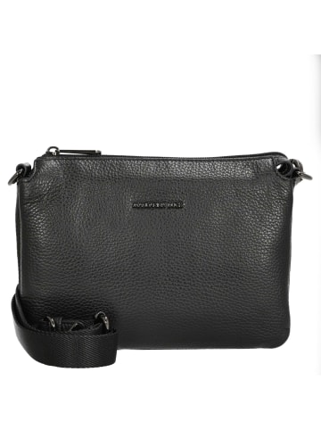 Mandarina Duck Mellow Leather Pochette - Abendtasche 23 cm (warm taupe) in nero
