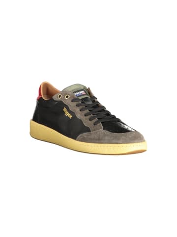 BLAUER USA Schwarz Leder Herren Sneaker