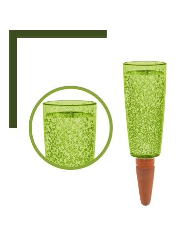 scheurich Scheurich Wasserspender Copa M | 1x Grün | 150 ml Füllmenge | Bewässer in Rot