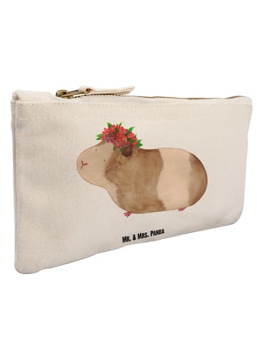 Mr. & Mrs. Panda Schminktasche Meerschweinchen Weisheit ohne Spruch in Weiß