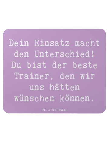 Mr. & Mrs. Panda Mauspad Spruch Trainer Unterschied mit Spruch in Lavendeltraum
