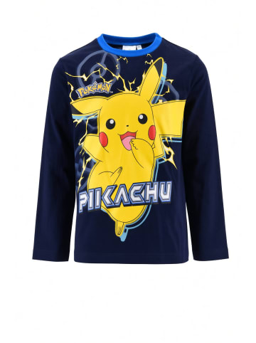 Pokémon Pokemon Jungen Schlafanzug Pyjama Langarm in blau