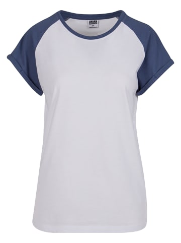 Urban Classics T-Shirts in white/vintageblue