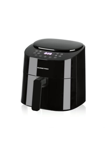 Gourmet Maxx Heißluft-Fritteuse Digital 4,5l 1400W schwarz Schwarz