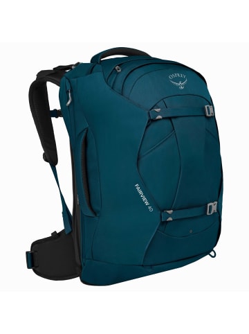 Osprey Fairview 40 - Reiserucksack 54 cm (zircon red) in night jungle blue