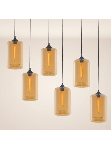 s.LUCE Hängeleuchte Cruet mehrflammig in Amber