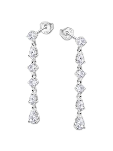 LOTUS silver Ohrringe Silber 925 Sterling Silber Zirkoniastein Ohrhänger