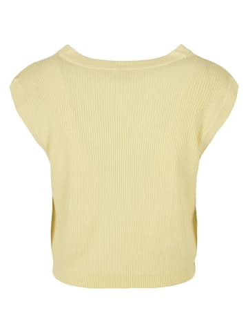 Urban Classics Urban Classics Damen Ladies Short Knittd Slip On in softyellow