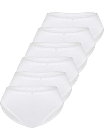 Sassa 6er Sparpack Slip in white white