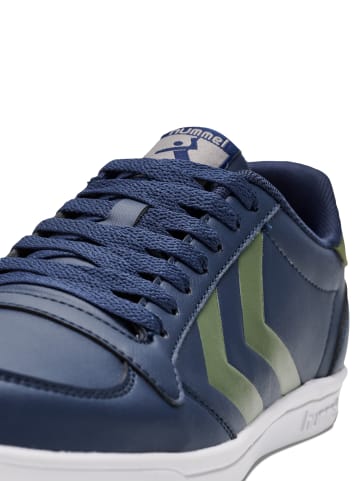 Hummel Hummel Schnürsenkel Sneaker Stadil Light Lebensstil Erwachsene in DARK NAVY/OLIVE NIGHT