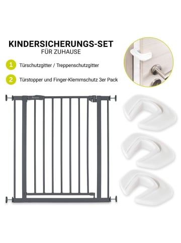 Hauck Türschutzgitter / Treppenschutzgitter Open in grau