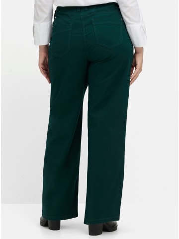 sheego Stretch-Hose in tiefgrün