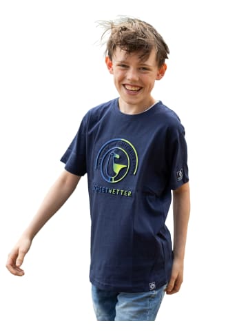 SCHIETWETTER Jungen T-Shirt Luca 3D-Druck in navy-lime