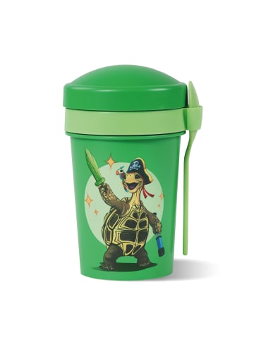 Stoneline Die Schule der Magischen Tiere Müslibecher To Go | 540 ml | rPET in Grün