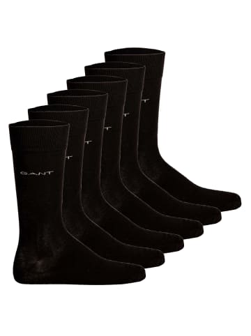 Gant Socken 6er Pack in Schwarz