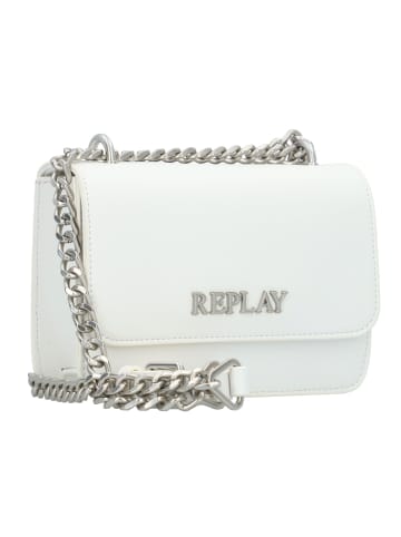 Replay Woman Umhängetasche 19 cm optical white