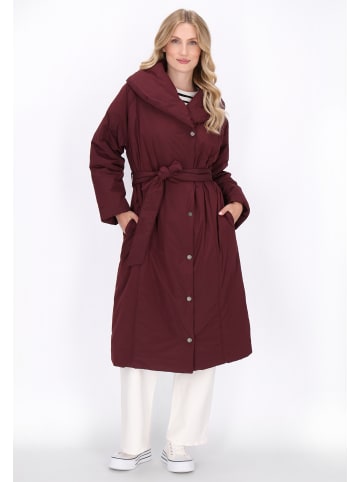 DreiMaster Women Coat in wine red