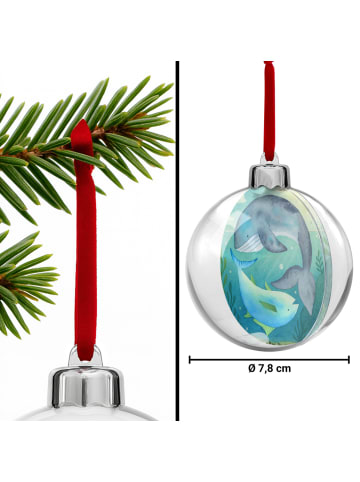 Mr. & Mrs. Panda Christbaumschmuck Walfisch Thunfisch Design ohn... in Weiß