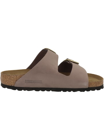 Birkenstock Pantolette Arizona Big Buckle Nubukleder normal in lila