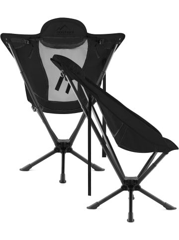 Normani Outdoor Sports Campingstuhl Burnaby in Schwarz