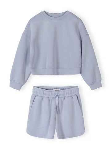 Minoti 2-tlg Langarmshirt & Hose 30SCUBA155 in Blau