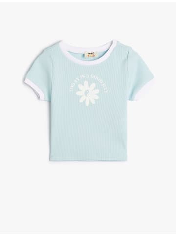 KOTON T-shirt in Blau