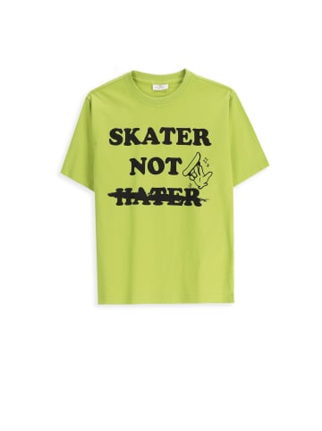 Coccodrillo T-Shirt mit kurzen Ärmeln in grün