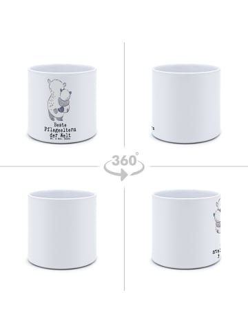 Mr. & Mrs. Panda Pflanzkübel Panda Beste Pflegeeltern der Welt m... in Weiß
