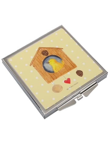 Mr. & Mrs. Panda Kleiner Spiegel Vogelhaus Home ohne Spruch in Gelb Pastell