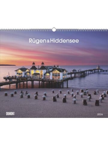 DuMont Kalenderverlag Kalender - DUMONT - Rügen & Hiddensee 2026 - Wandkalender 52 x 43 cm N